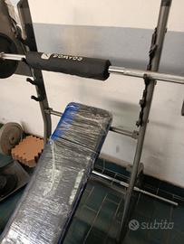 panca più bilanciere da 100 senza pesi