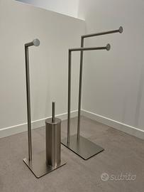 Piantane in acciaio inox satinato