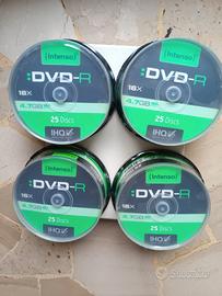 Confezioni da 25 DVD-R Intenso (SIGILLATE)