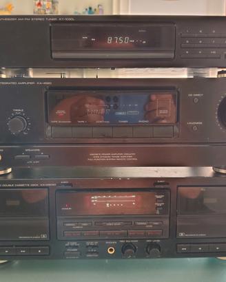 Impianto Kenwood vintage anni 80 funzionante 
