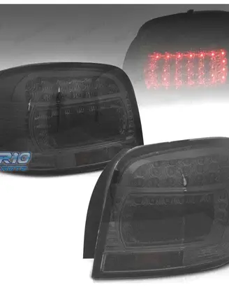 FANALI PER AUDI A3 8P 03-08 LED CRISTALLO SCURO