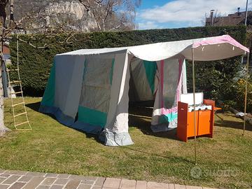 Tenda campeggio grande 4 5 posti