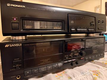 Lettore Cd piu Tape cassette