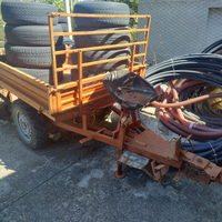 Rimorchio motoagricola trattore motozappa fresa de
