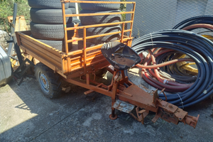 Rimorchio motoagricola trattore motozappa fresa de