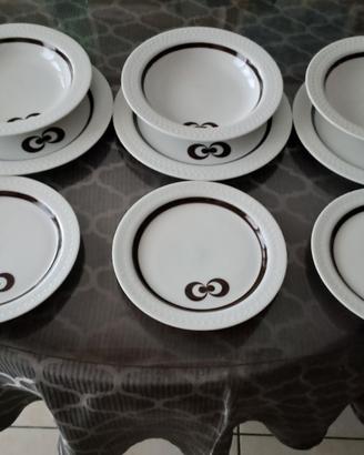 Elegante Servizio Piatti  da 3 (9 piatti)
