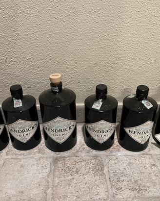 6 Bottiglie Hendricks vuote
