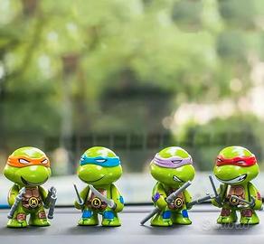 Action Figure Tartarughe Ninja 4 Pezzi super eroi