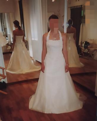 vestito da sposa colore avorio 