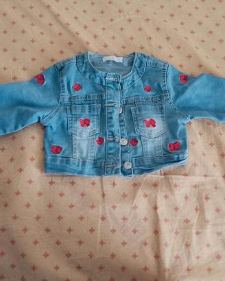 Giubbotto jeans bambina 