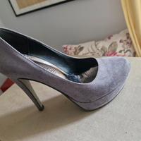 decollete camoscio grigio