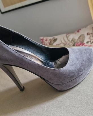 decollete camoscio grigio