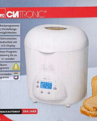Macchina del Pane Clatronic 2 Litri