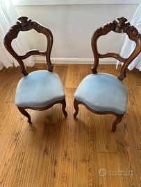 Set di due sedie vintage