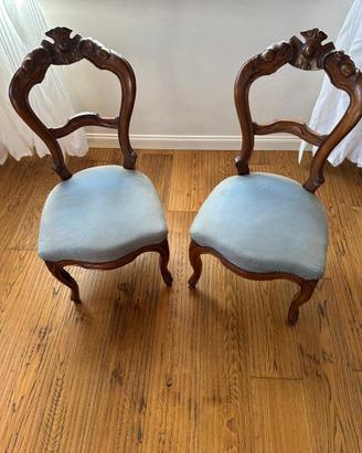 Set di due sedie vintage