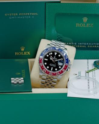 ROLEX GMT MASTER II 126710BLRO PEPSI 2024 FULL SET