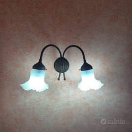 Lampadario classico, ferro battuto