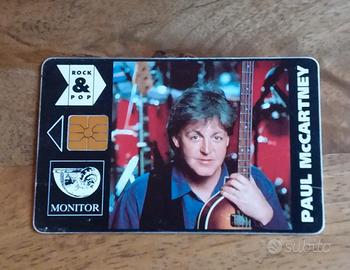 PAUL MCCARTNEY RARA CARTA TELEFONICA REPUB. CECA