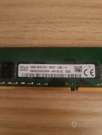 RAM DDR4 Sk Hynix da 16 GB 2933 MHz