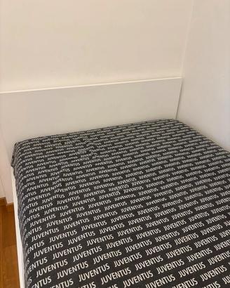 Letto una piazza e  mezza con materasso 