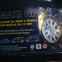 Catene da neve Maxi grip con maglie da 15mm per fu