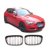 DOPPIE GRIGLIE BMW F20 PRE-LCI 11-15 LOOK M1 NERO 