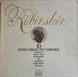 Rubinstein cofanetto LP 10 concerti per pianoforte