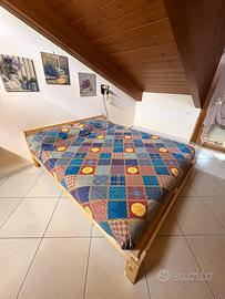 Letto Matrimoniale IKEA NEIDEN + Doghe alta gamma