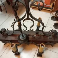 lampadario ferro battuto 