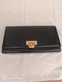 borsa in pelle nera 