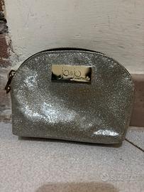 Pochette argento brillantinata