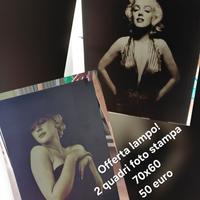 Quadri foto stampa Marilyn Monroe