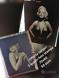 Quadri foto stampa Marilyn Monroe