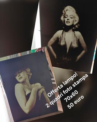 Quadri foto stampa Marilyn Monroe