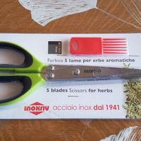 Forbice da cucina a 5 lame per erbe aromatiche