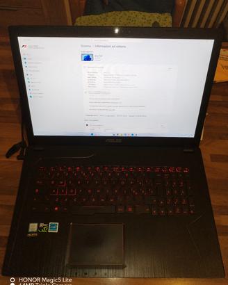 Notebook ASUS TUF FX753V 17,3” – i7 – 32GB RAM
