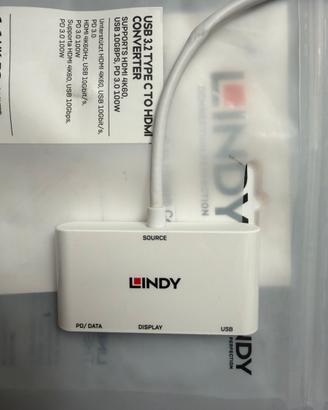 Adattatore Lindy USB - C