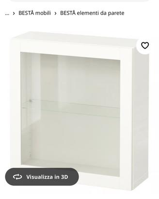 Pensile bianco ikea