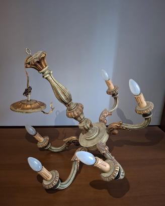 lampadario a 5 luci