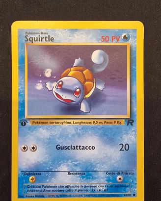 Squirtle Prima Edizione ITA Team Rocket TR68