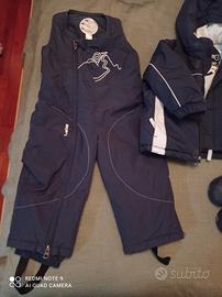 tuta da sci salopette giaccone sciare