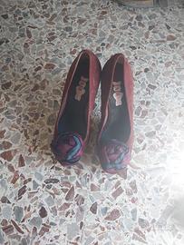 Scarpe Fabi stupende velluto tg 37