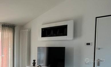 Caminetto bioetanolo da parete