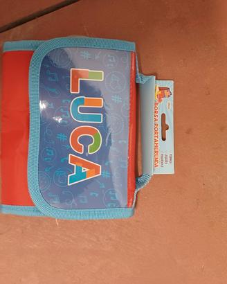 portamerenda  personalizzato Luca