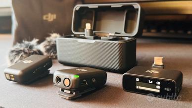 DJI Mic (2 TX + 1 RX + custodia di ricarica)