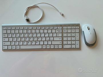 Kit Tastiera Mouse Wireless iClever Ricaricabile