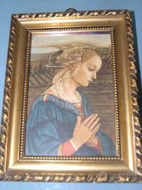 Quadretti Madonna Rinascimentale