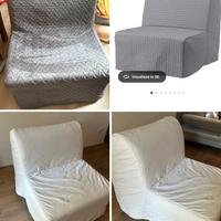 poltrona letto come nuova 80€ l'una  2 colori