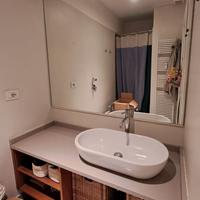 MOBILE BAGNO + LAVABO+SPECCHIO  144x50x50
