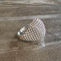 Anello in argento stile pave’